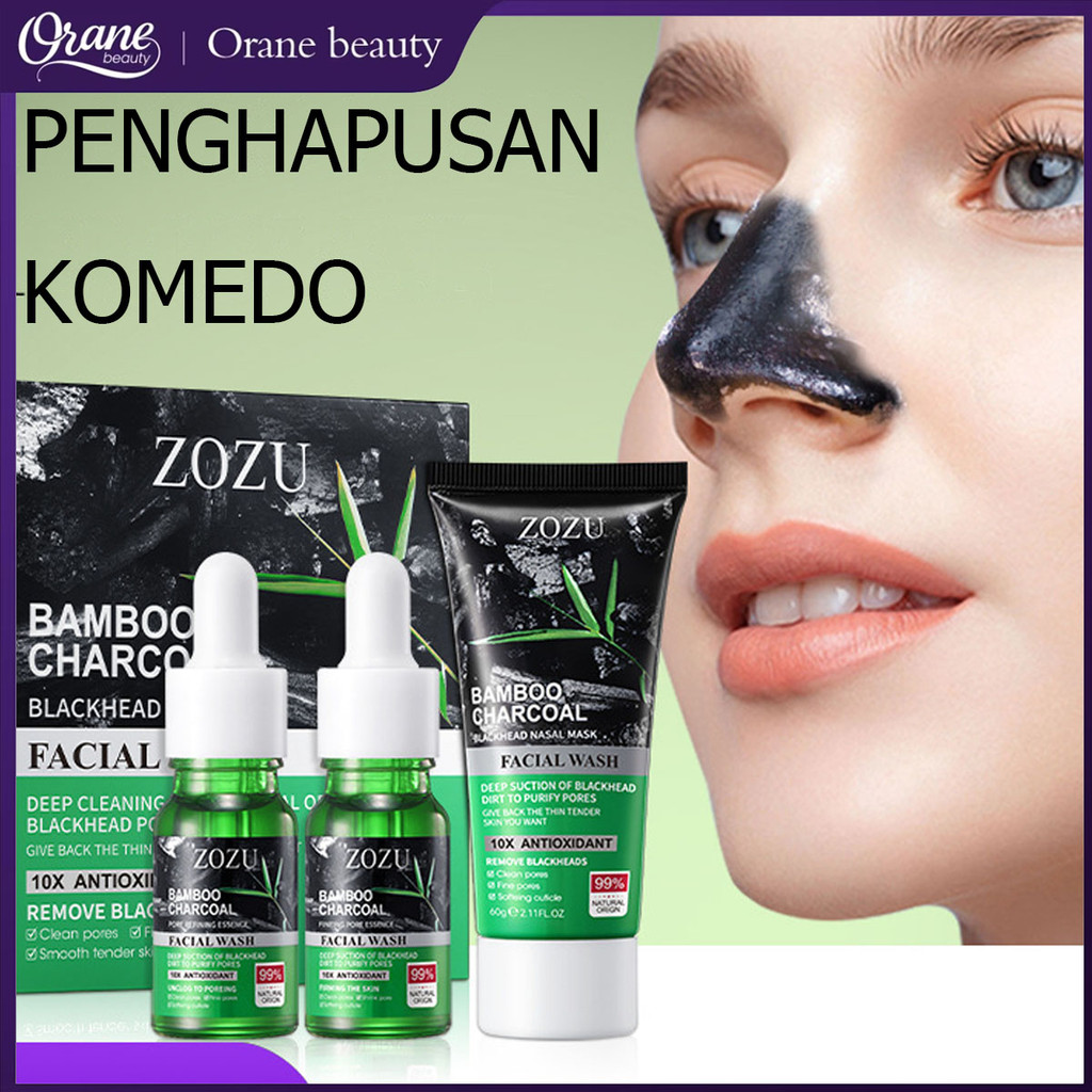 Oranebeauty Kit penghilang komedo dan pengencangan pori membersihkan pori-pori, menghaluskan kulit, 