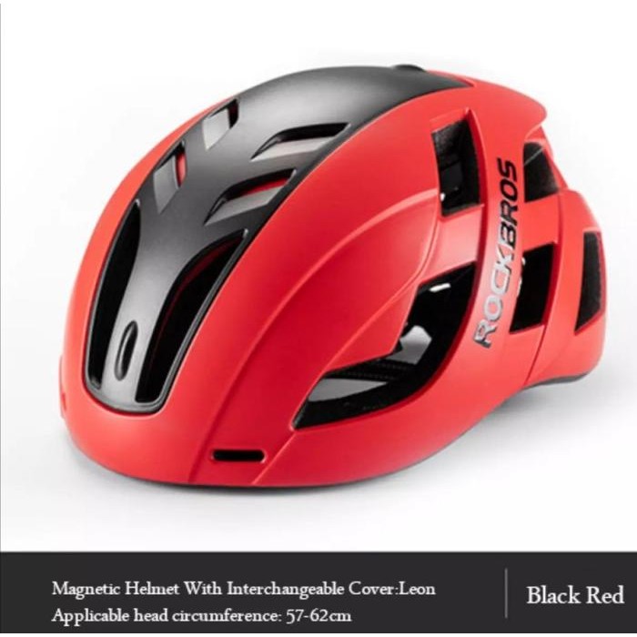 Helm Sepeda ROCKBROS TS-43 (Roadbike Pacific Sepeda Lipat MTB Seli) - Merah