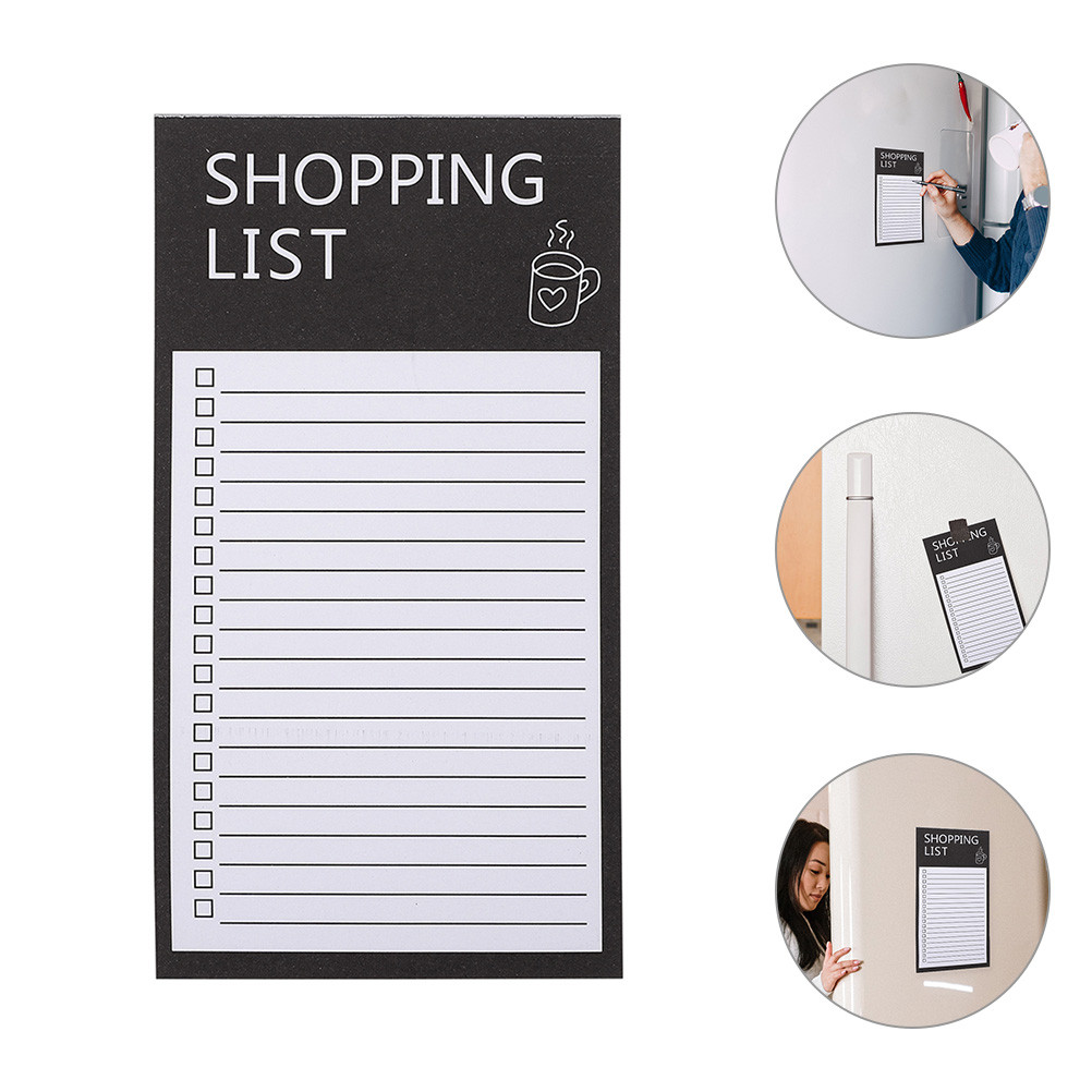 

Magnetic Notepad Pads for The Refrigerator Fridge Sticky Notes Household List Paper Small Notepads Shopping Office