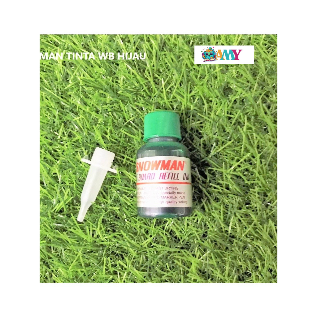 

SNOWMAN TINTA WB HIJAU AMY STASIONARY