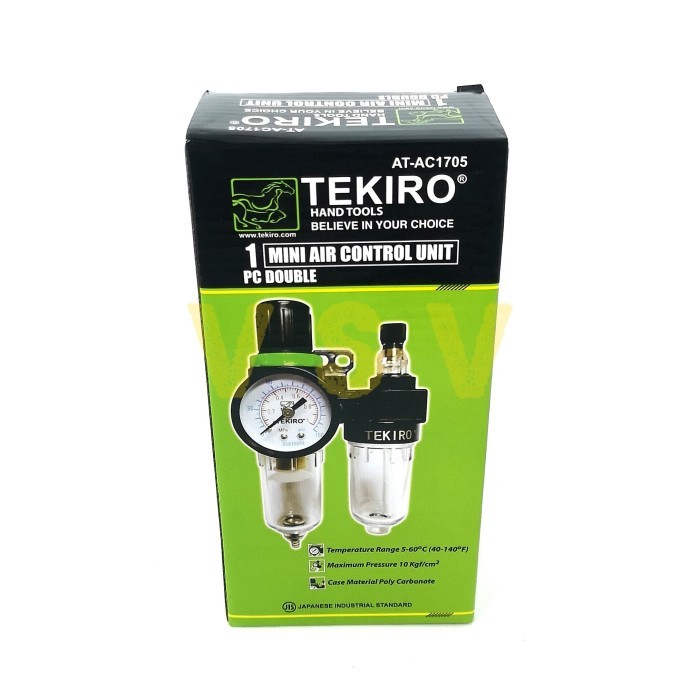TEKIRO air control unit double Air Filter angin compressor mini TEKIRO