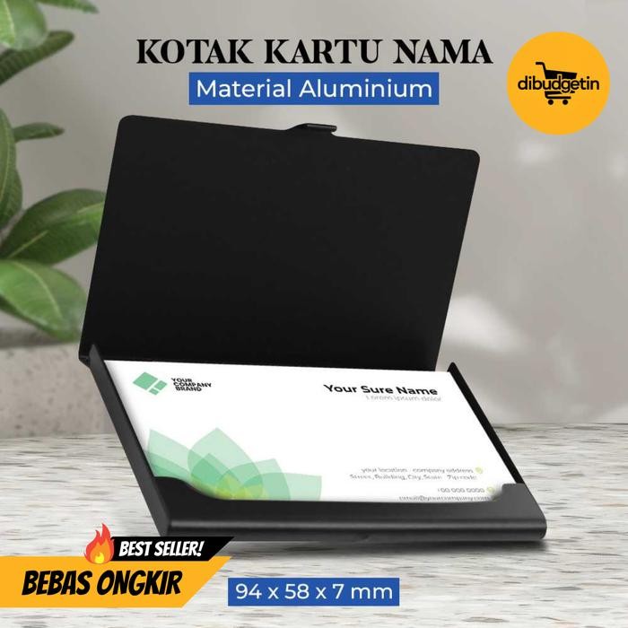 

Kotak Khusus Simpan Kartu Nama Aluminium - 5006