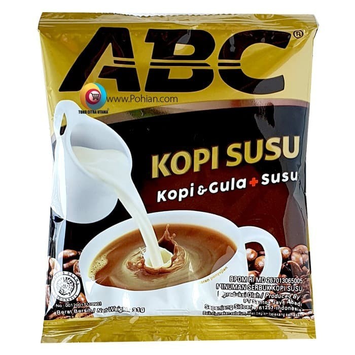 

Kopi ABC Susu renteng 31gr