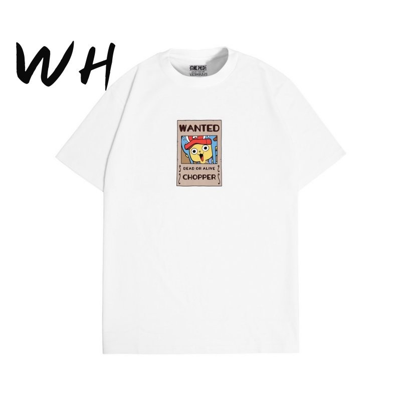 WH 3Second x One Piece x Tahilalats Kaos Pria Lengan Pendek Regular Fit Crocodile 700924