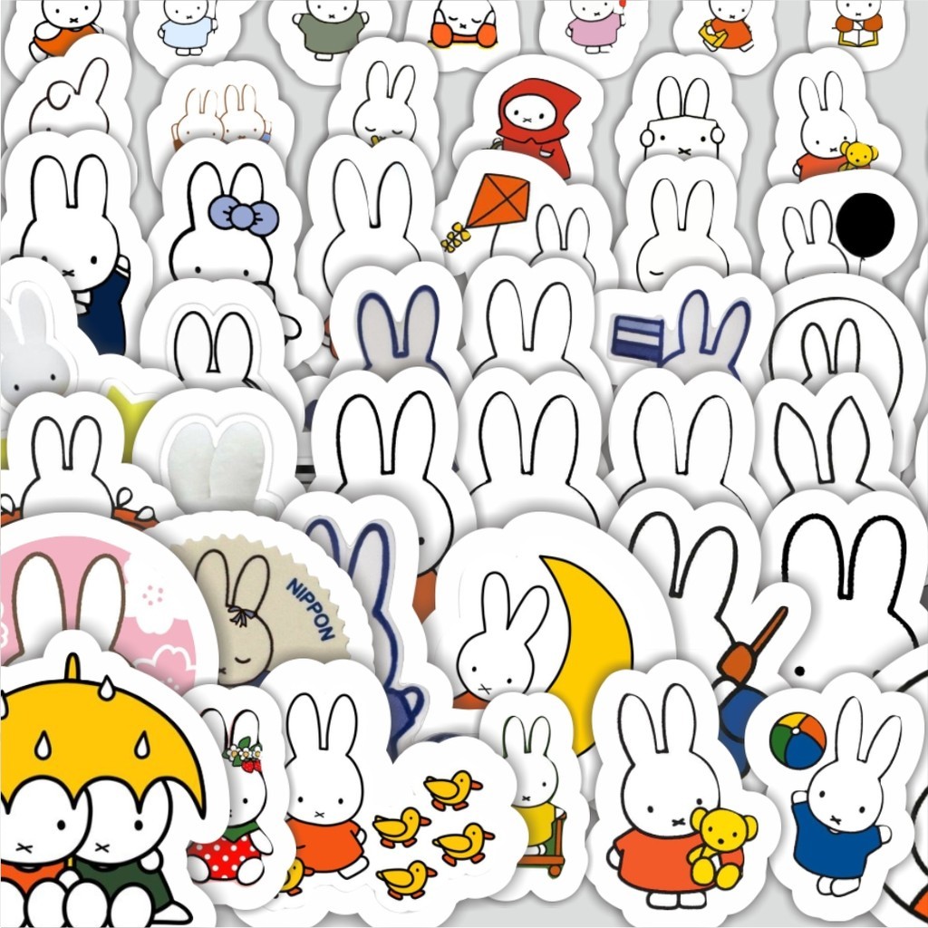 

Stiker Cutting Pack Stiker Kartun Miffy Isi 100Pcs Series Aesthetic Lucu Keren Untuk Koper Bahan Vynil