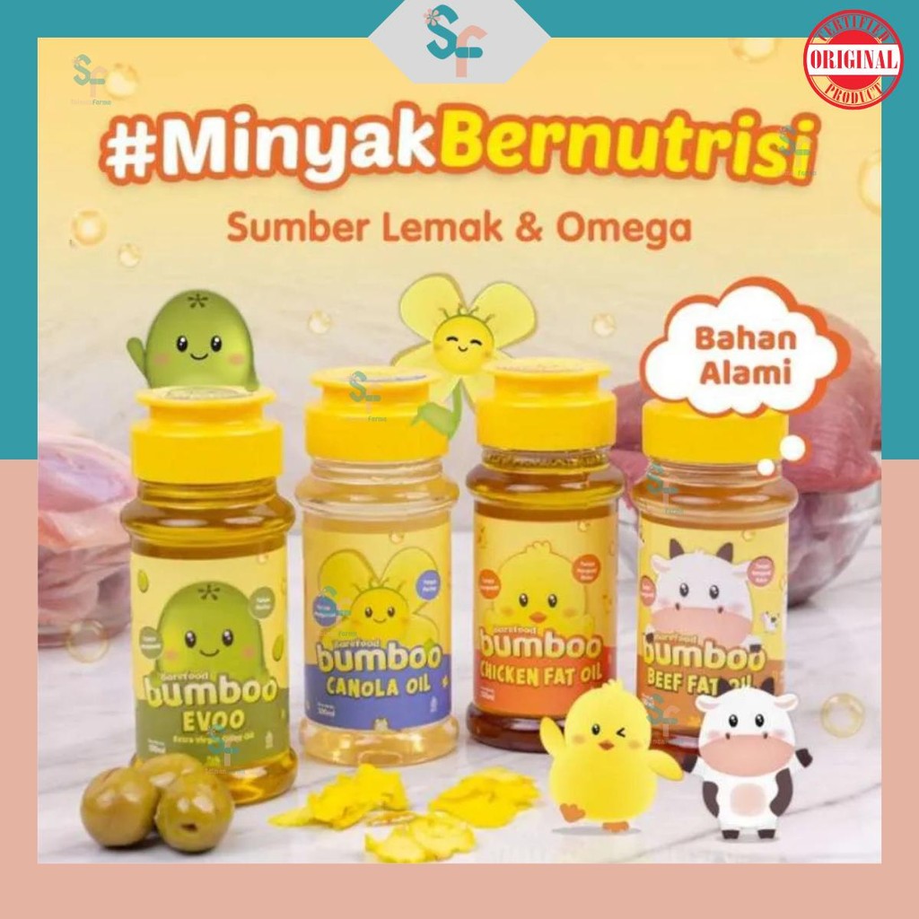 BUMBOO OIL Evoo Fat Oil Minyak MPASI Bayi Lemak Tambahan