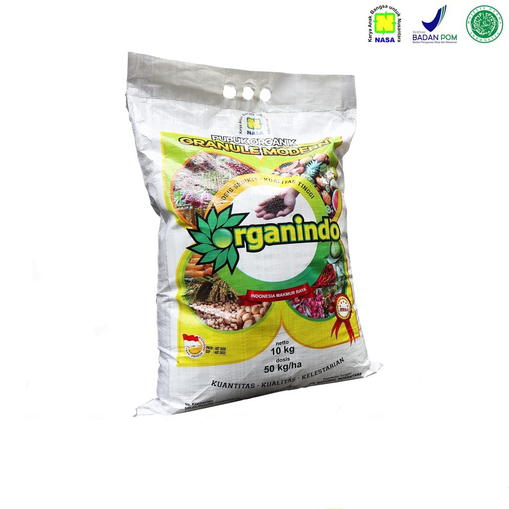Pupuk Organik Granule Modern Multifungsi ORGANINDO Pupuk Granule Organik Pupuk tanah Penyubur 1kg