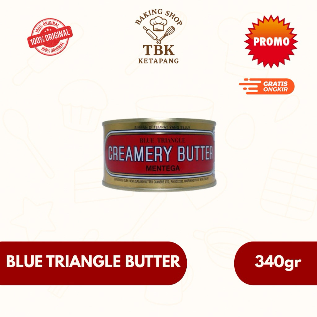 

New Blue Triangle Butter / Mentega Segitiga Biru Butter 340gramPremium