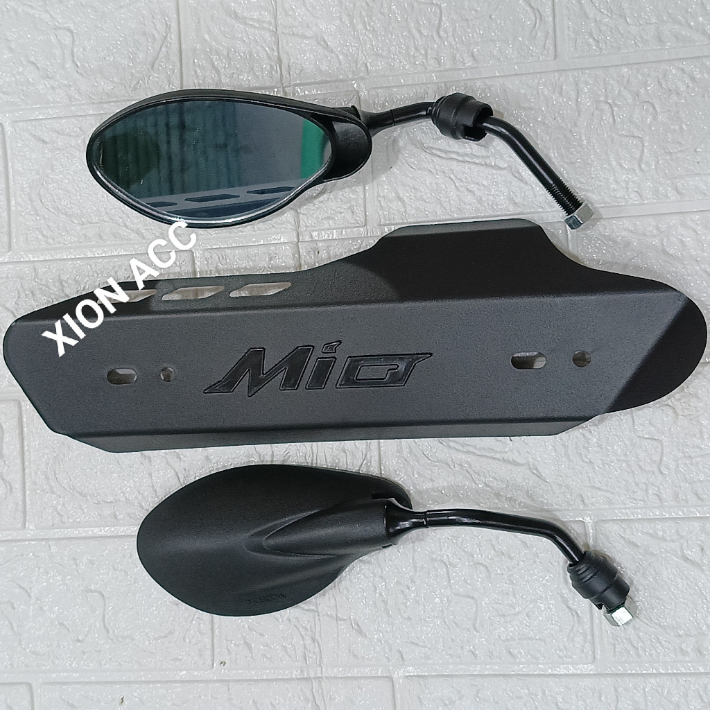 Spion x1 yamaha Mio Paket Cover Knalpot tameng Kenalpot MIO SMILE MIO SPORTY MIO SPORTY MIO SMILE PL