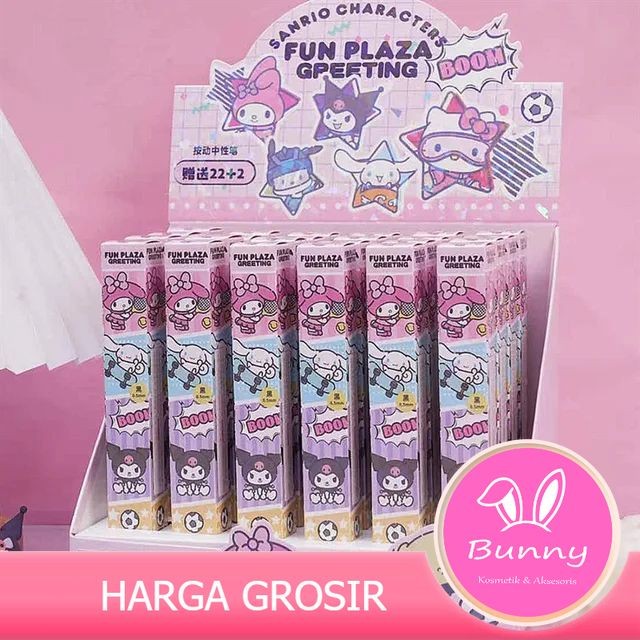 

Pulpen Mekanik Kotak Misteri Sanrio – Pena Cetek Lucu Unik Premium Karakter Imut, Termurah Harga Grosir Bisa COD