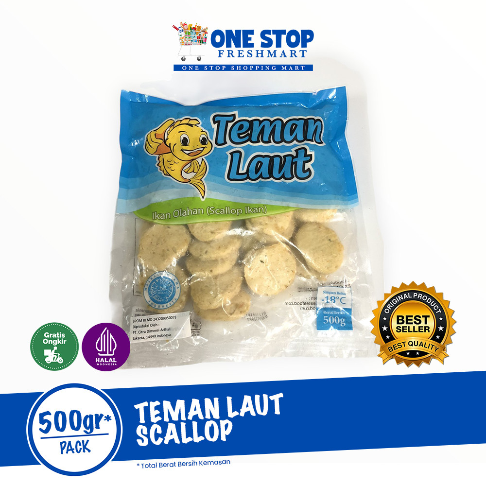 

SCALLOP TL 500GR / TEMAN LAUT SCALLOP 500GR