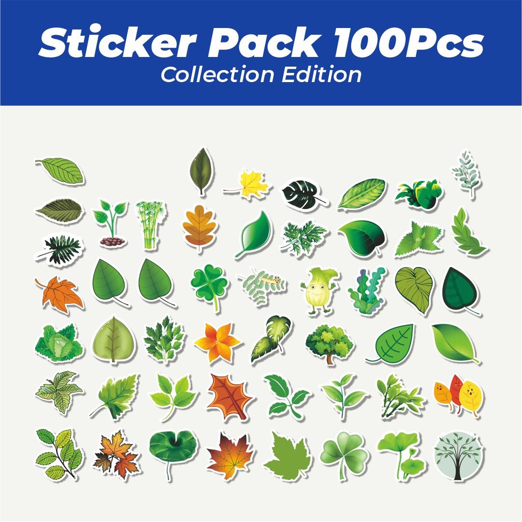 

Hot Stiker Leaves & Flowers [Daun & Bunga] Lucu Anti Air Stikers Berperekat Waterproof Sticker Decal Buat Motor Helm Buku Journal Koper Casing HP Laptop Botol Minum