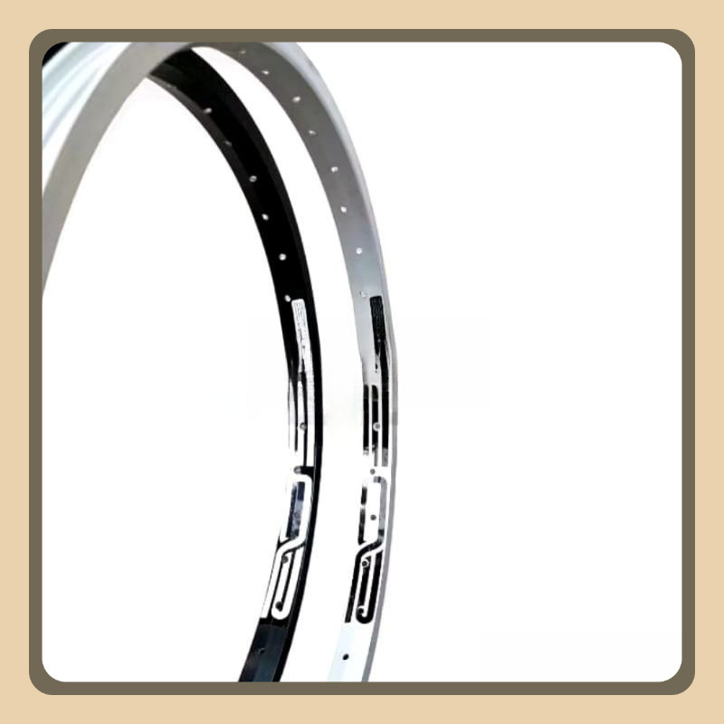 VELG SEPEDA 20 Z-1000 UNITED RIMS RIM BMX RING 20" INCH ALLOY LUBANG 36H 36 HOLE SILVER HITAM MINION