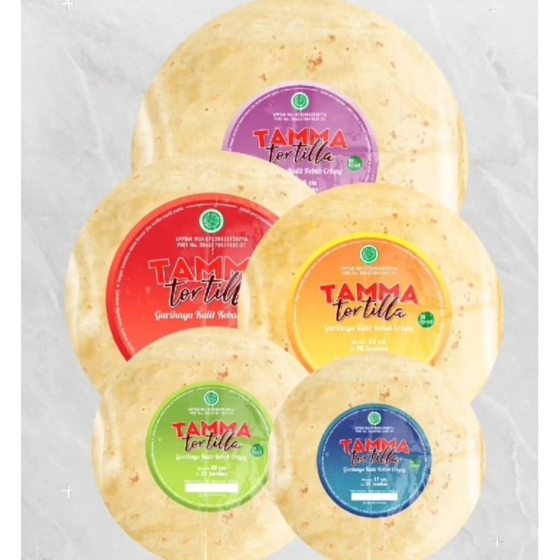 

Tortilla Wrap Tamma Kulit Kebab Crispy Lentur