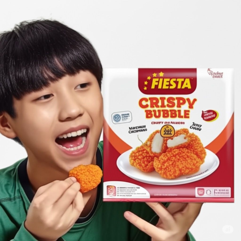 

Nugget Fiesta Crispy Bubble 400gr Naget krispi renyah siap goreng