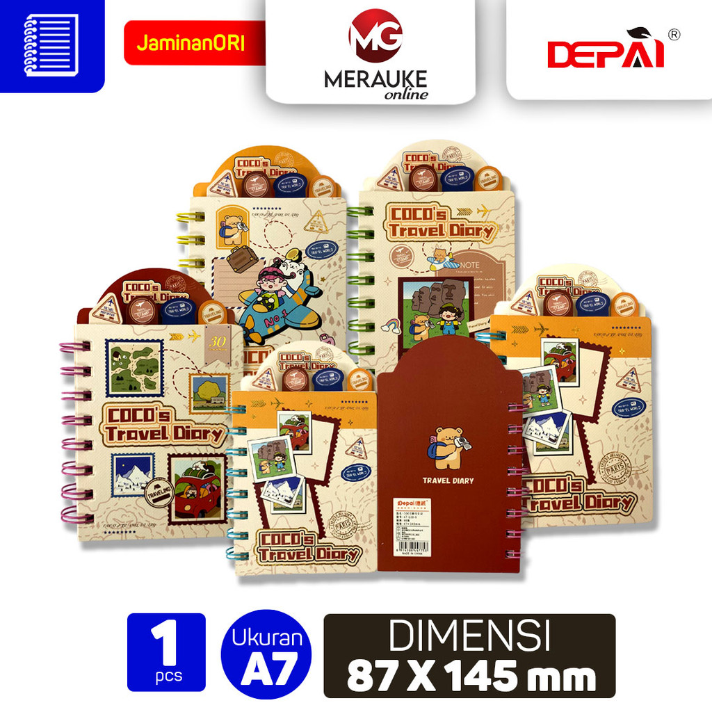 

DEPAI NoteBook Mini A7 Ruled 120-03