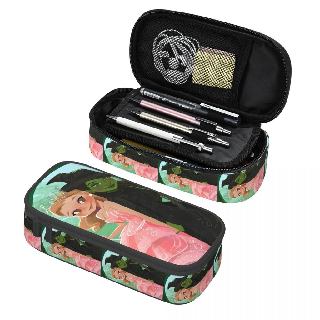 

Custom W-Wickeds Kawaii Pencil Case Boys Girls Large Capacity Musical Movie Cartoon Printed Pencil Pouch School Accessories