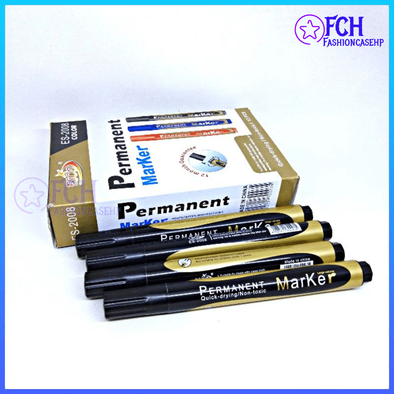 

FCH GROSIR spidol Besar Permanent Esco 1pcs