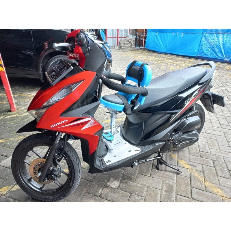 Kursi Duduk Boncengan Anak Motor Matic ORI WIN | Jok Bayi Honda beat / scoopy / vario / yamaha mio
