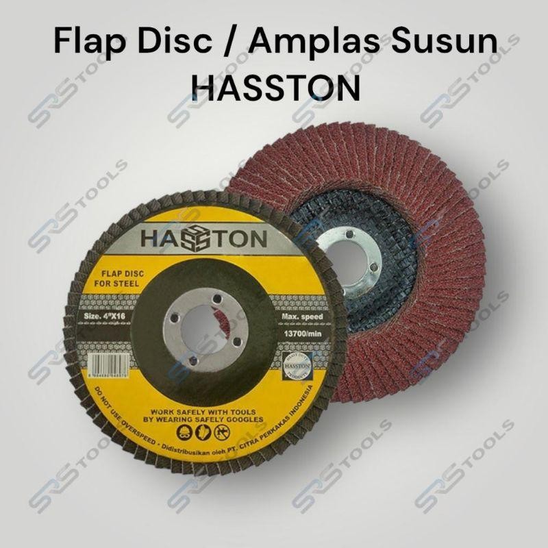 HASSTON Flap Disc Besi Kayu  4 Inch / Amplas Susun Besi Mata Gerinda Amplas