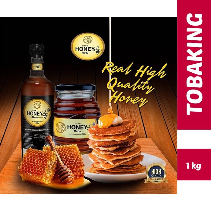 

JAMIN MURAH !!!Madu Murni Asli Quick Fresh Honey 1kg Bucket Plastik(BISA LANGSUNG ORDER)