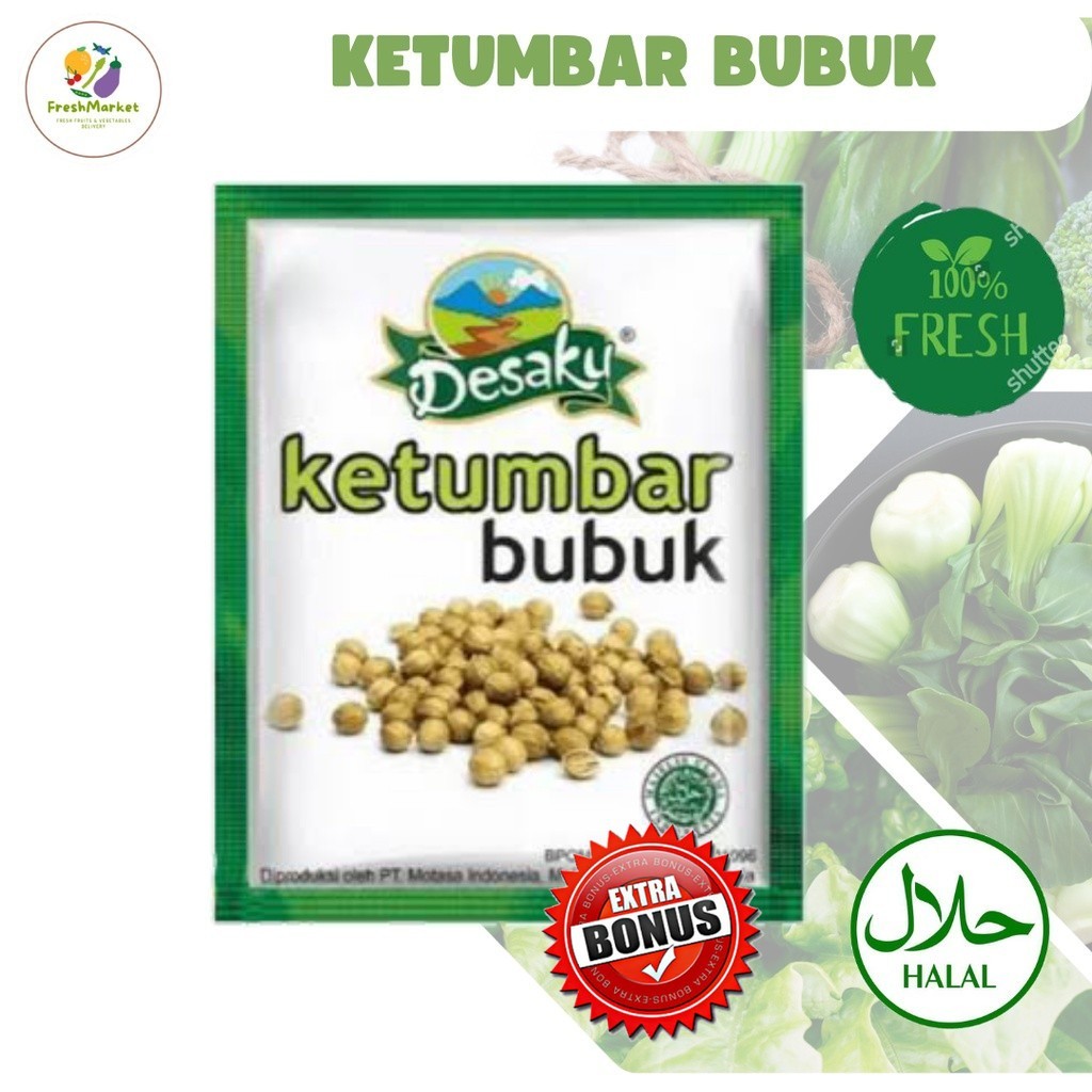 

Ketumbar Bubuk Desaku 10 Gram Sayurinstant