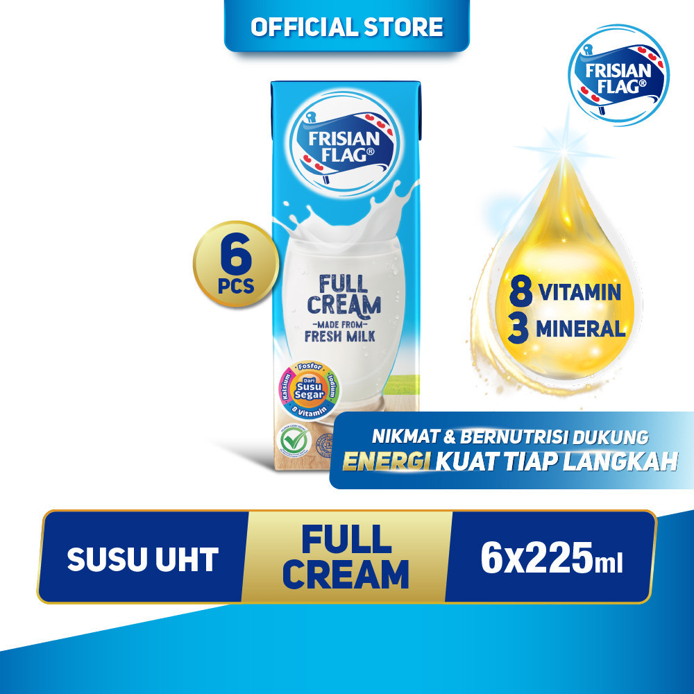 

Frisian Flag UHT Full Cream 225 ml x6