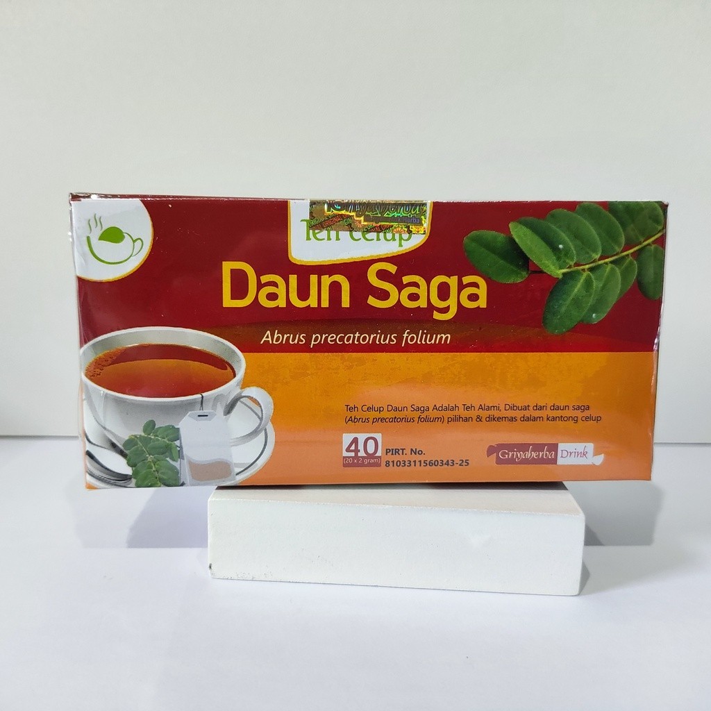 

TEH DAUN SAGA GRIYA HERBA – batuk kering | flu ringan | tenggorokan | hidung | suara serak | herbal hangat | teh panas | nafas lega | alami
