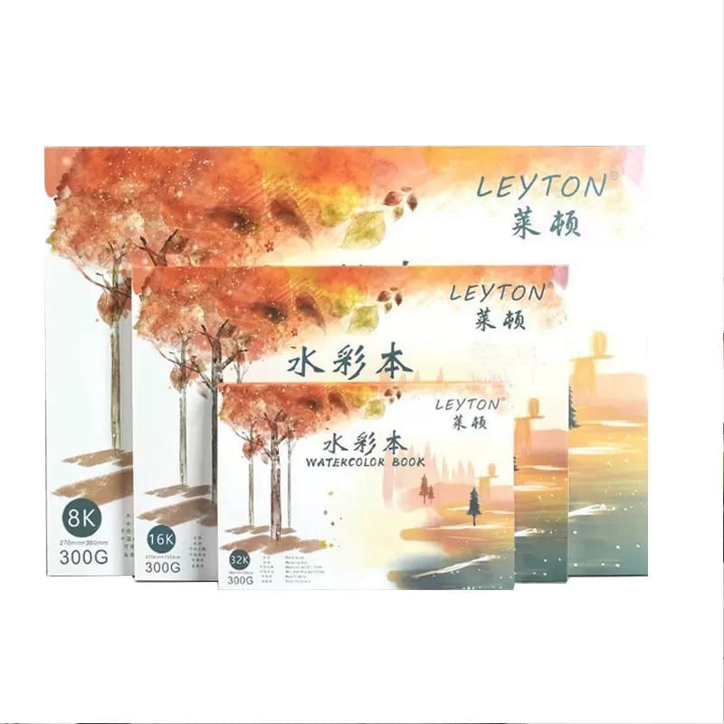 

leyton cellulose watercolor book 300GSM 27x19.5cm