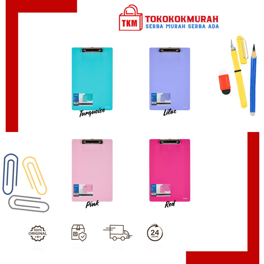 

BANTEX CLIP BOARD FC BF7504 BERBAGAI WARNA