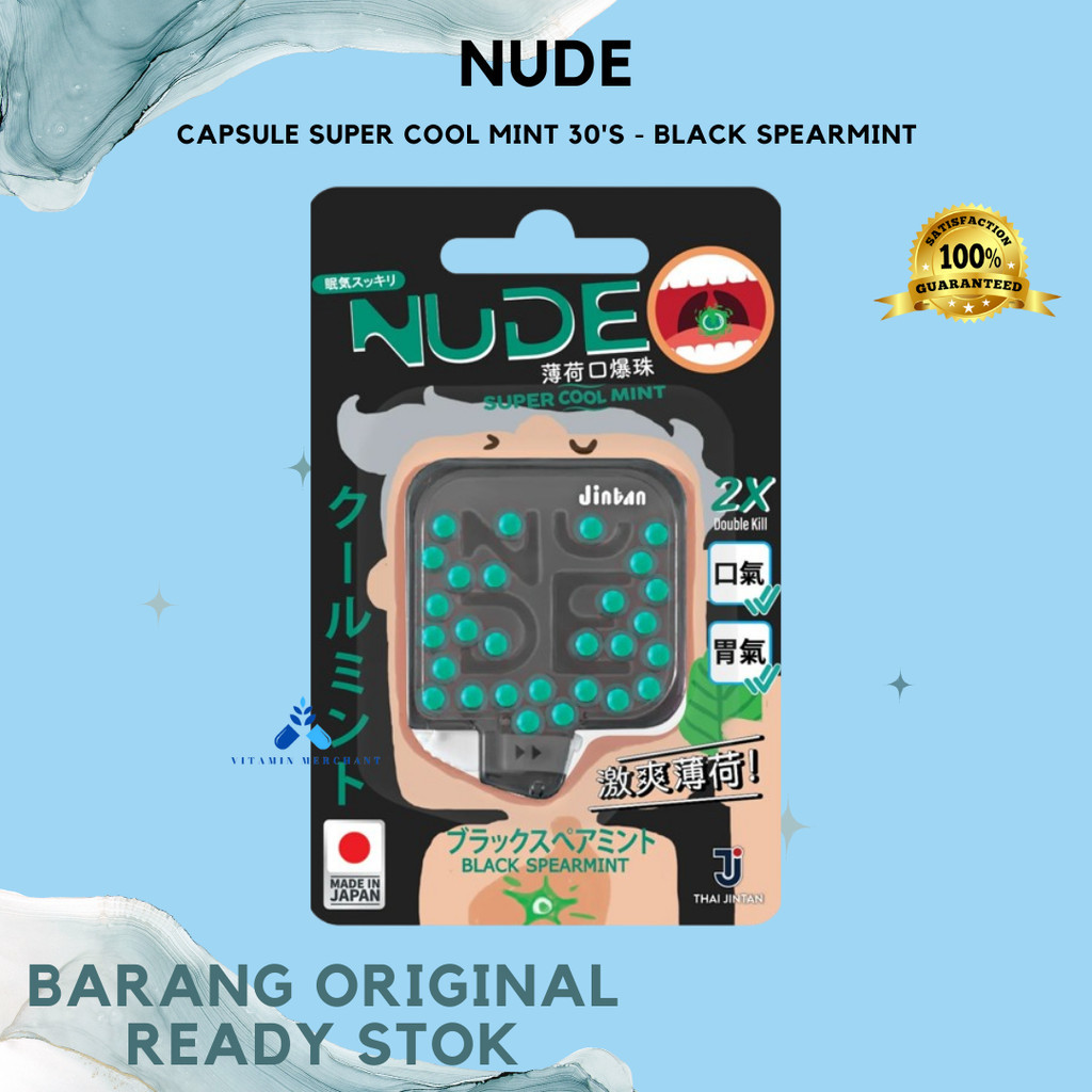 

NUDE Capsule Super Cool Mint - Black Spearmint30'S - w&w