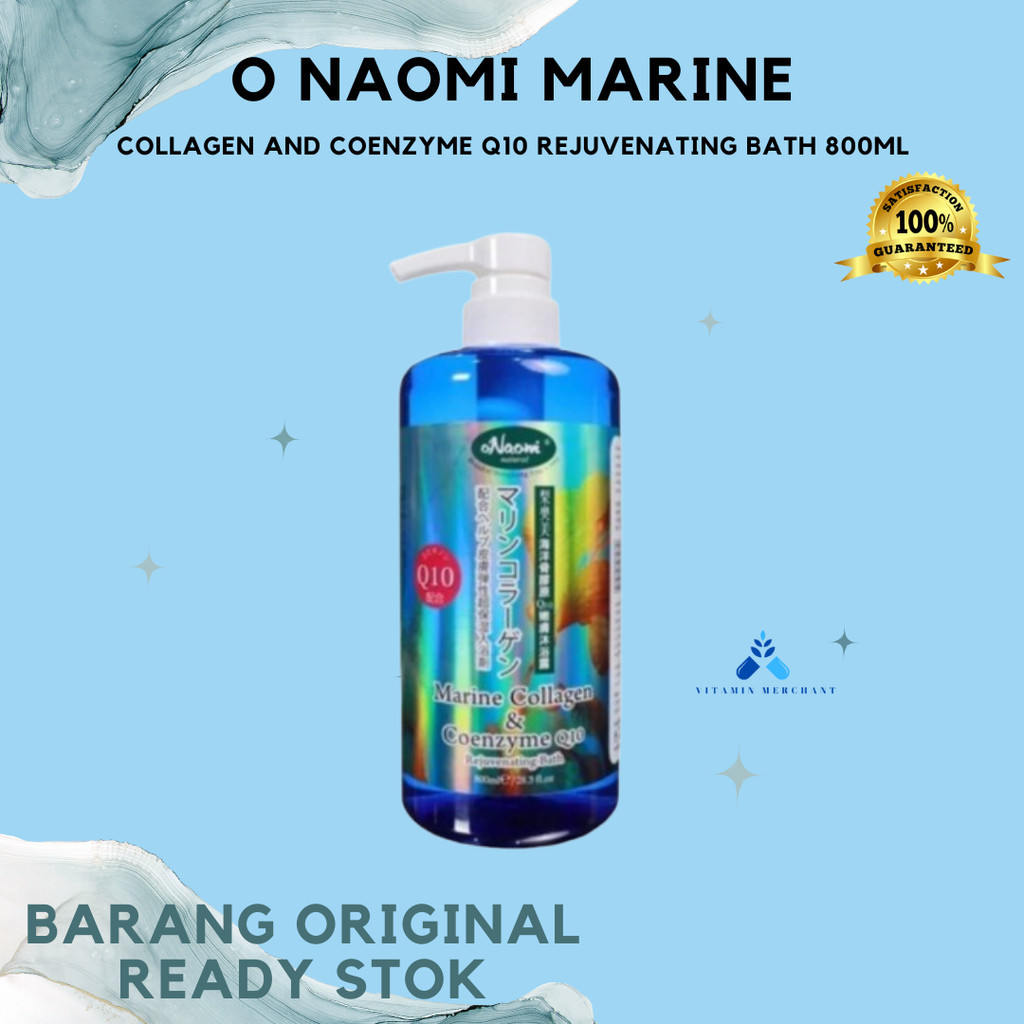 O Naomi Marine Collagen And Coenzyme Q10 Rejuvenating Bath 800ml - w&w