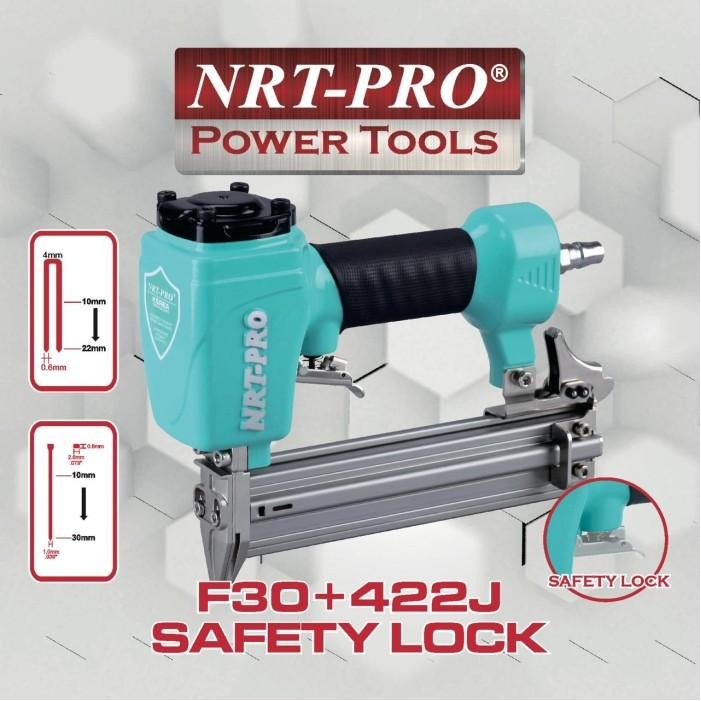 

NRT Pro F30+422J Air Nailer Stapler 2 In 1 With Safety Lock F30 422J Paku I Paku U