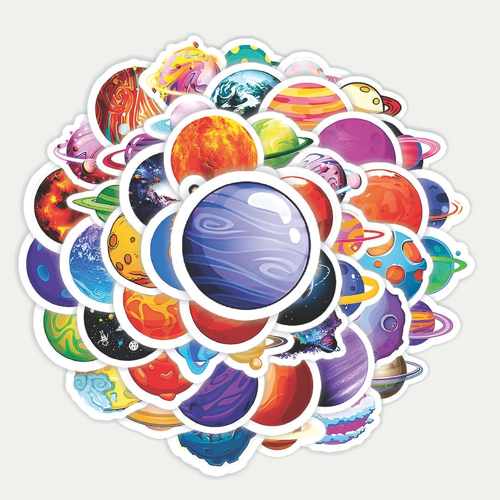 

Sticker Pack Stiker Space Universe Planet Cartoon [Kartun Planet Alam Semesta Luar Angkasa] | Sticker TUMBLR | Stiker LAPTOP KOPER HELM