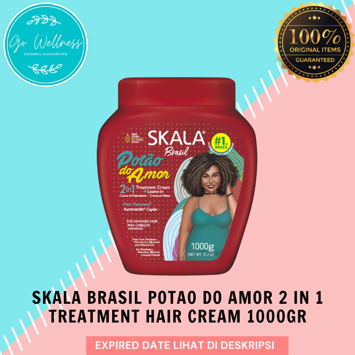 Skala Expert BRASIL Potao do Amor 2 in 1 Treatment Hair Cream 1000GR