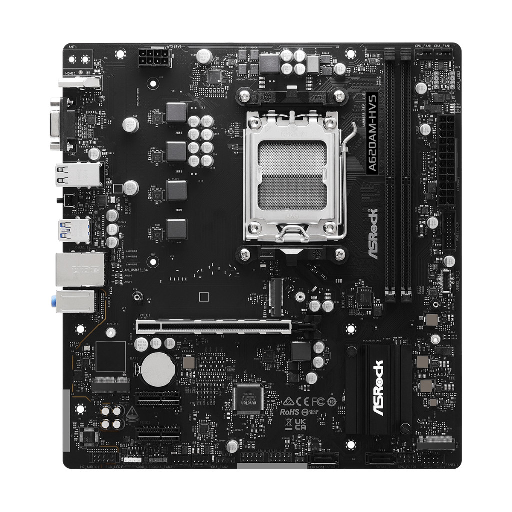ASROCK MOTHERBOARD MATX A620AM-HVS DDR5 AM5 /AMD 3Y