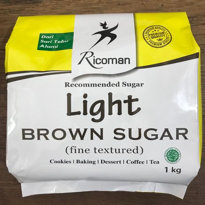 

Hot Produk Light Brown Sugar Ricoman 1kg Terbaik dan Terlaris