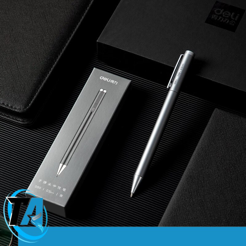 

Deli Pulpen Gel Tanda Tangan Metal Roller Ballpoint 0.5mm 1 PCS - S99