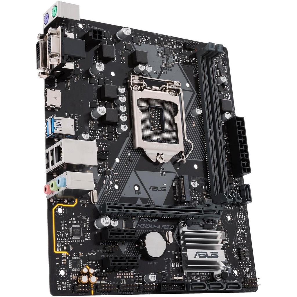 ASUS PRIME H310M-A R2.0 Motherboard Intel H310 LGA 1151 DDR4 32G Micro ATX support Core i3-8100 i5-8