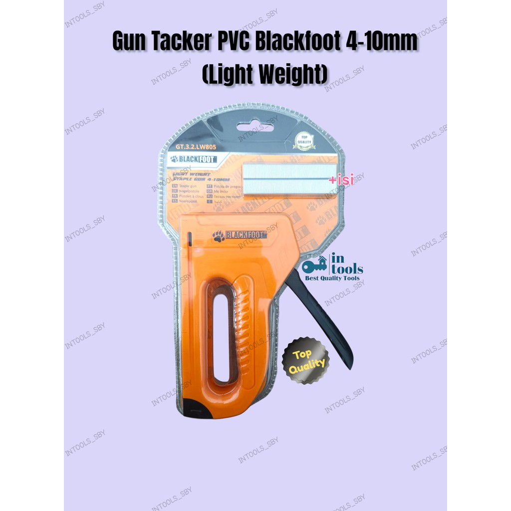 

Gun Tacker PVC Blackfoot 4-10 mm (Light Weight) Top Qualiy