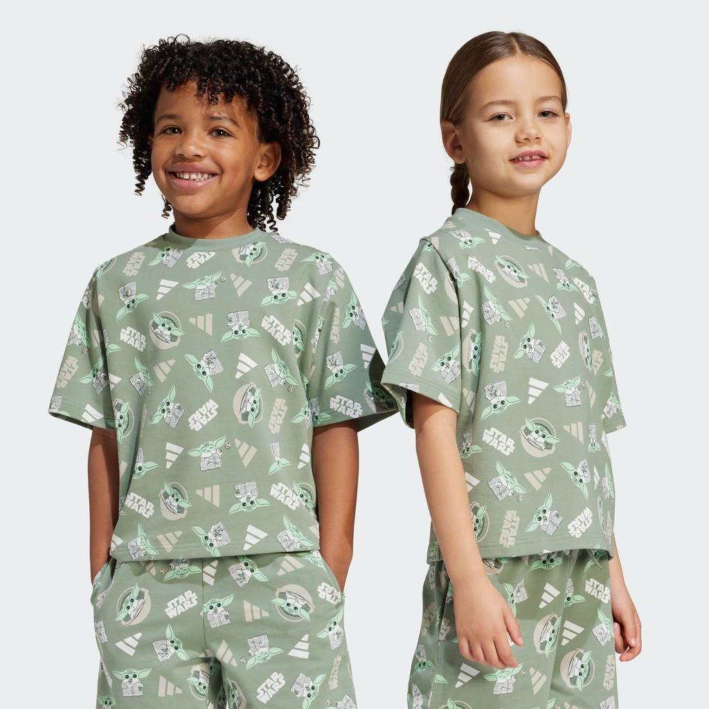 adidas Lifestyle ADIDAS STAR WARS MANDALORIAN T-SHIRT Unisex Green JF3650