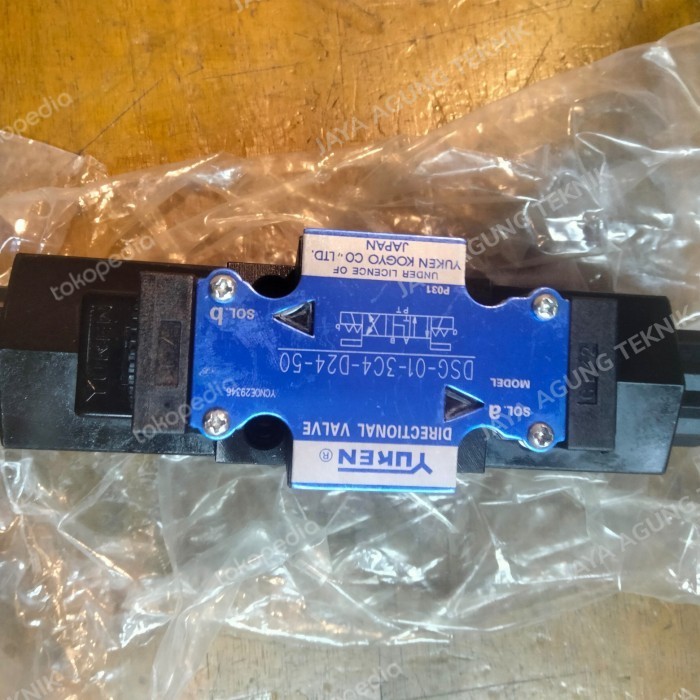 

YUKEN DSG 01-3C4-D24-50 SOLENOID DIRECTIONAL CONTROL VALVE YUKEN