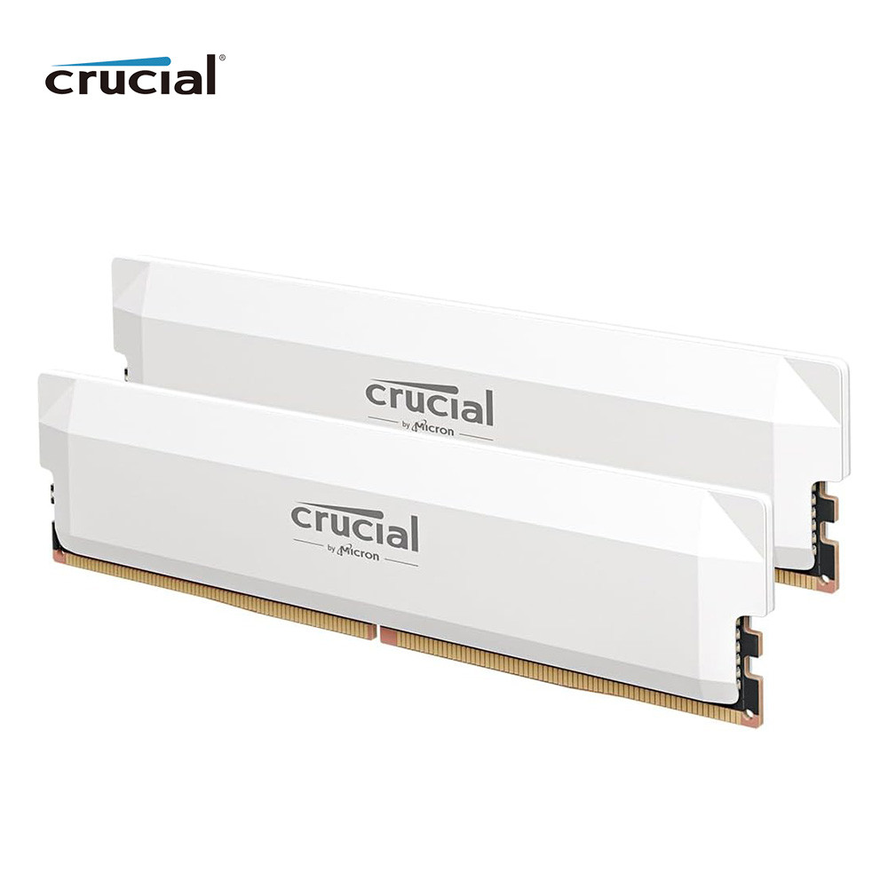 Crucial Pro Overclocking DDR5 RAM 6400MHz 16GB CL38,  Desktop Gaming Memory, Intel XMP 3.0 & AMD Exp