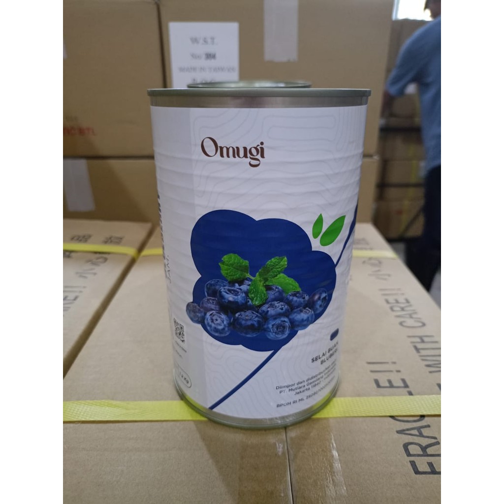 

Omugi Fruit Jam Blueberry 1,2Kg – Selai Buah Premium Halal Murah Distributor Bakery & Topping dessert cafe Mixue Momoyo Tianlala Bingxue Chagee Sancha Chatime