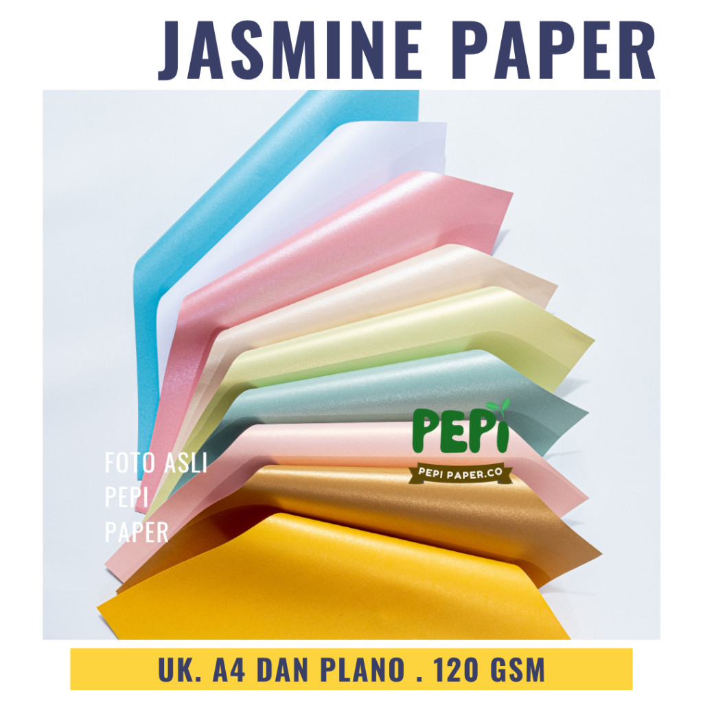 

( 5 Lembar ) Kertas Jasmine Paper 120 GSM A4 & ( 1 Lembar ) Kertas Jasmine Paper 120 GSM Plano