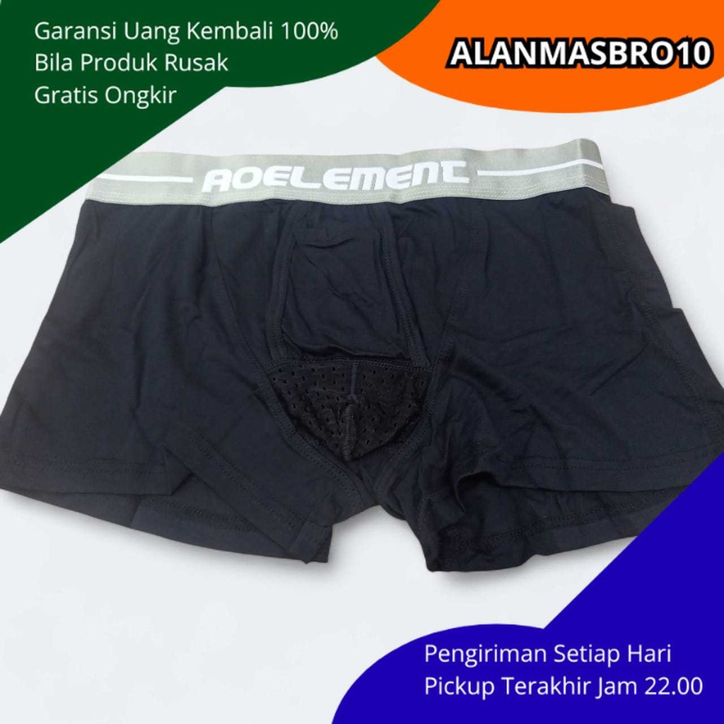 AM10 Celana Dalam Sempak Kolor Boxer Pendek Pria Cowok Laki Laki Tebal Murah Dewasa Original 100% Re