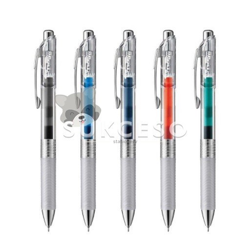 

Pentel Pulpen Energel Infree 0,5mm Clear Retractable Fast Dry Pena Gel
