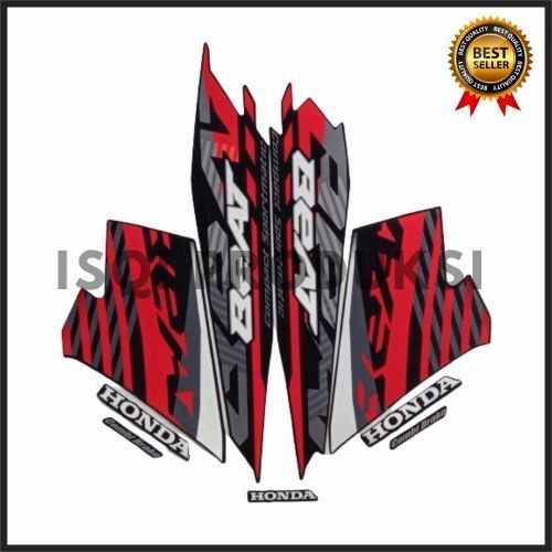 Stiker Striping Motor Honda Beat New 2021 Lis Les Body Beat New 2021 Termurah & Terlaris