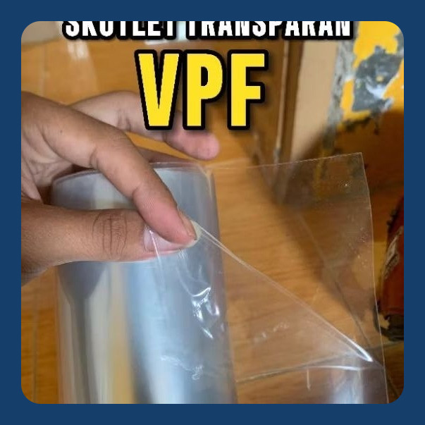 STIKER SKOTLET MOTOR VPF SUPER GLOSSY PELINDUNG BODY MOTOR SCOTLET TRANSPARAN VPF
