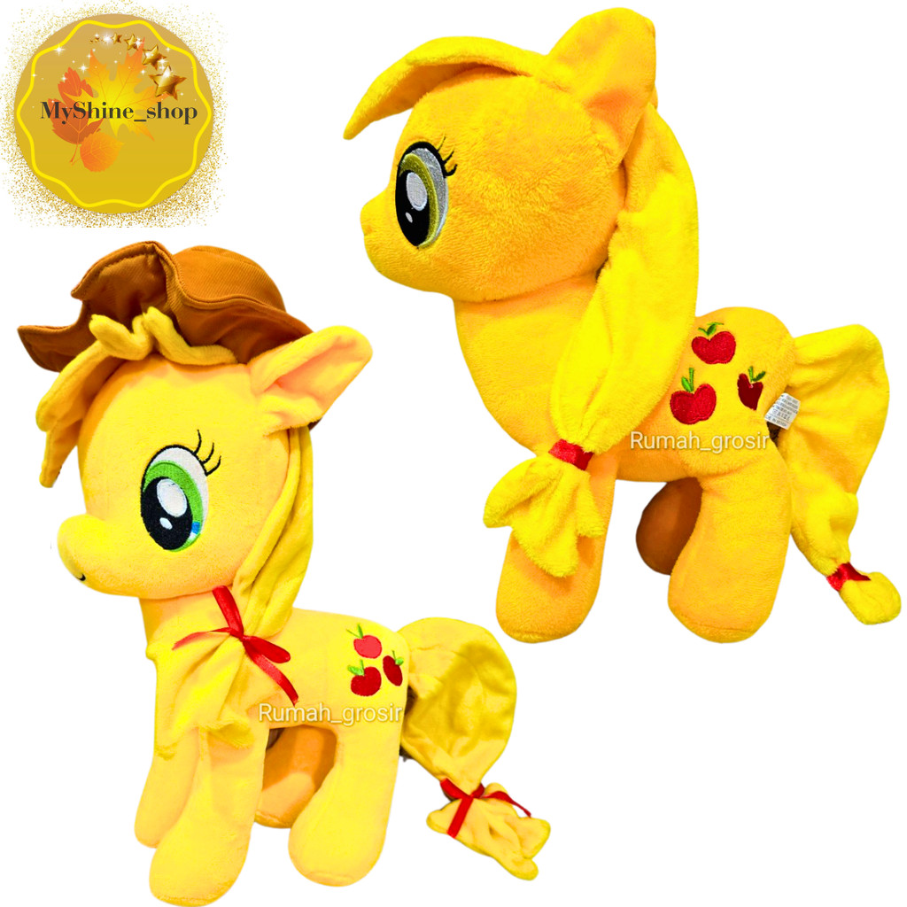 Boneka My Little Pony Apple Jack Boneka Unicorn Orange